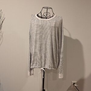 GAP Black-and-White Striped Tee